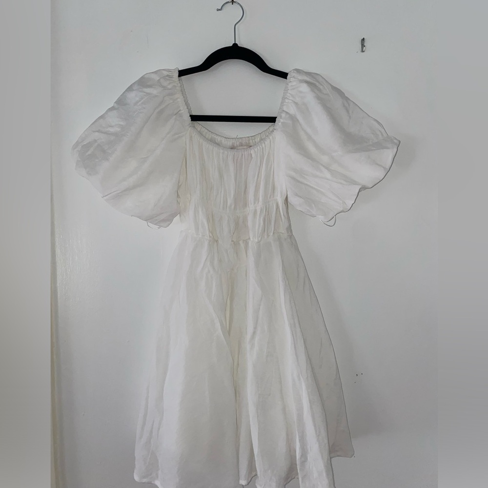 Off The Shoulder Ruched Mini Dress